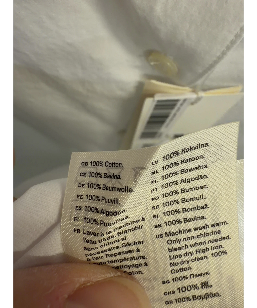 ARKET White Colour, size UK M — label
