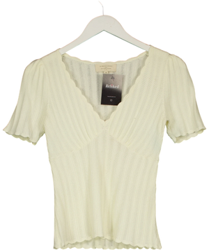 Sézane Cloe Jumper Cream UK M
