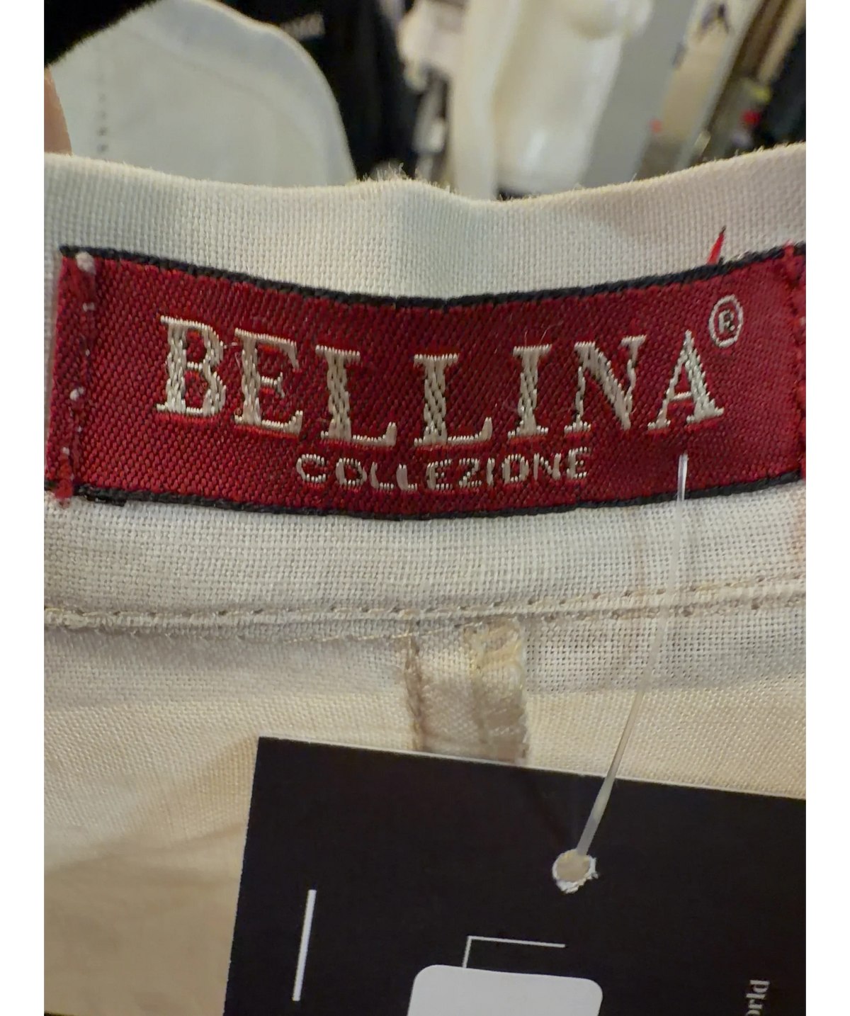 Bellina Beige blazer, size UK L — detail