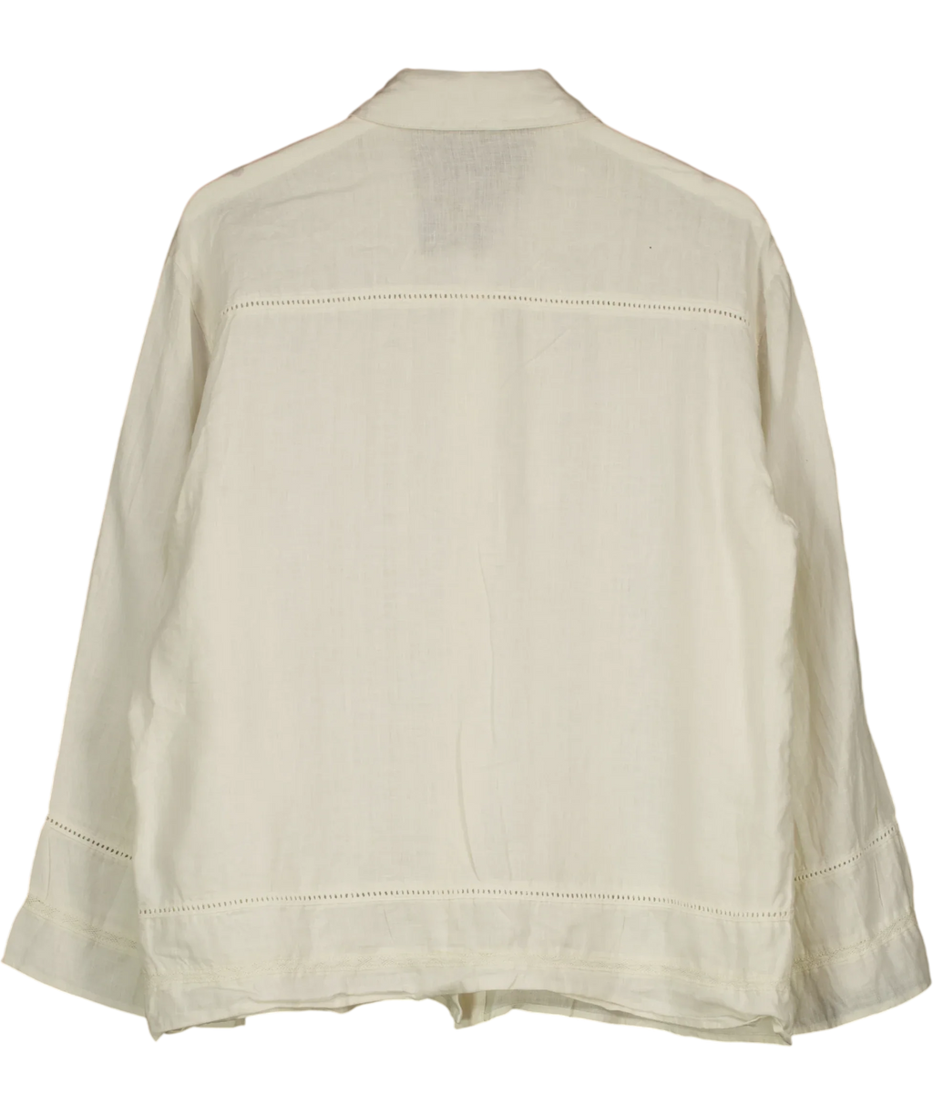 ZARA White Colour, size UK L — back