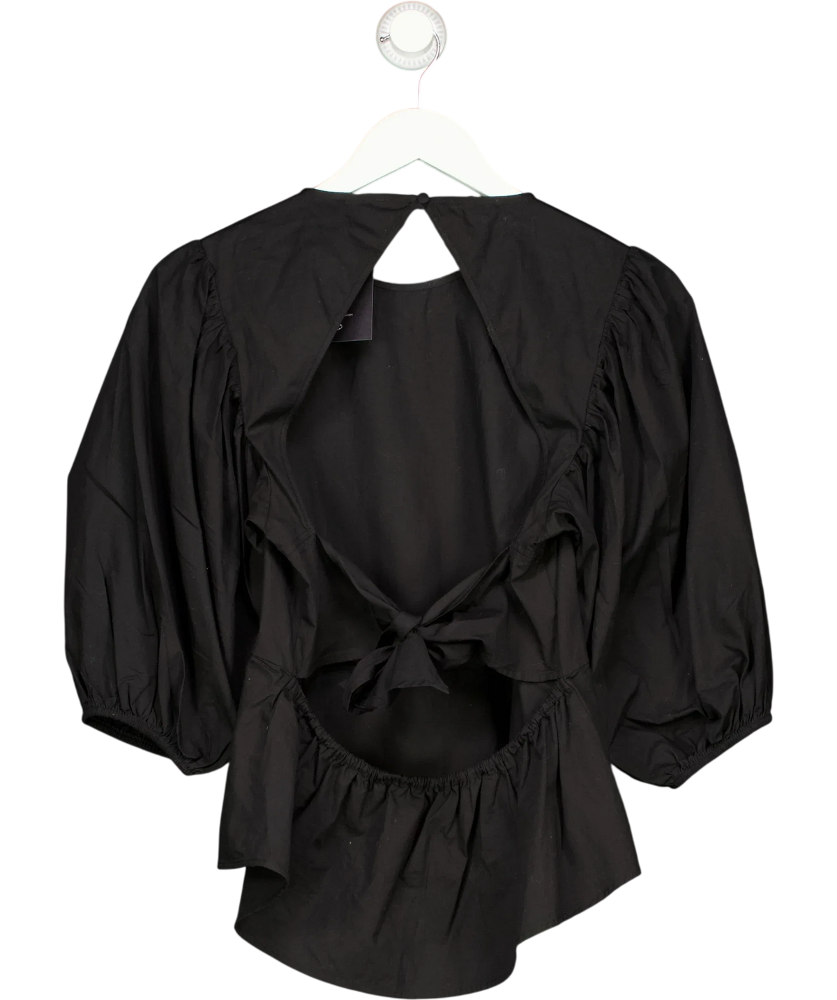 envii Black ENMARGUERITE TOP, size UK S — back