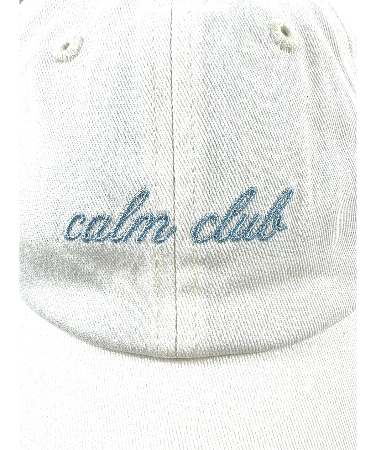 Trip White Calm Club / Stone Vintage Cap — detail
