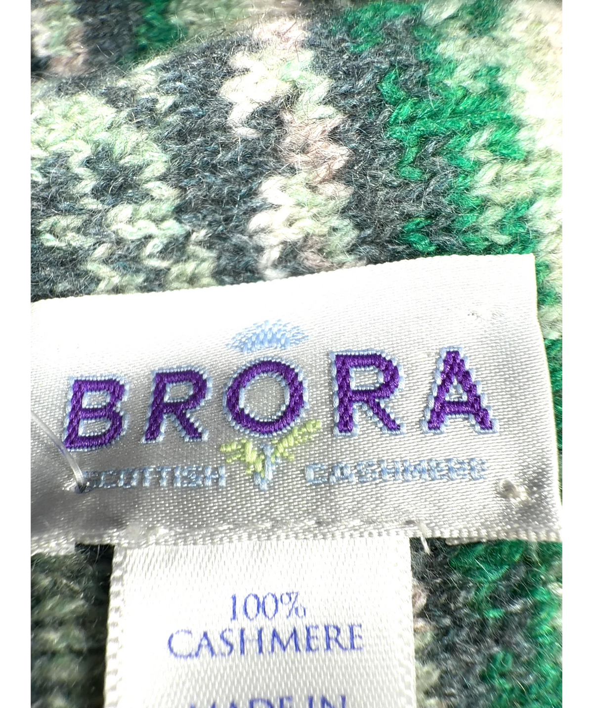 Brora Green Colour — detail