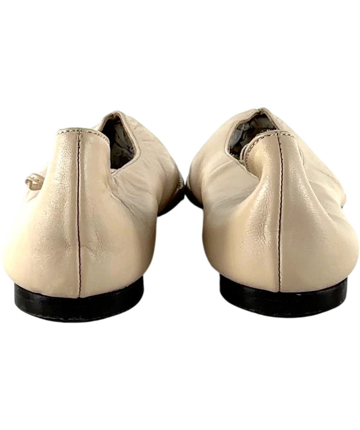 alohas Beige Sway Leather Ballet Flats, size UK 7 EU 40 👠 — back