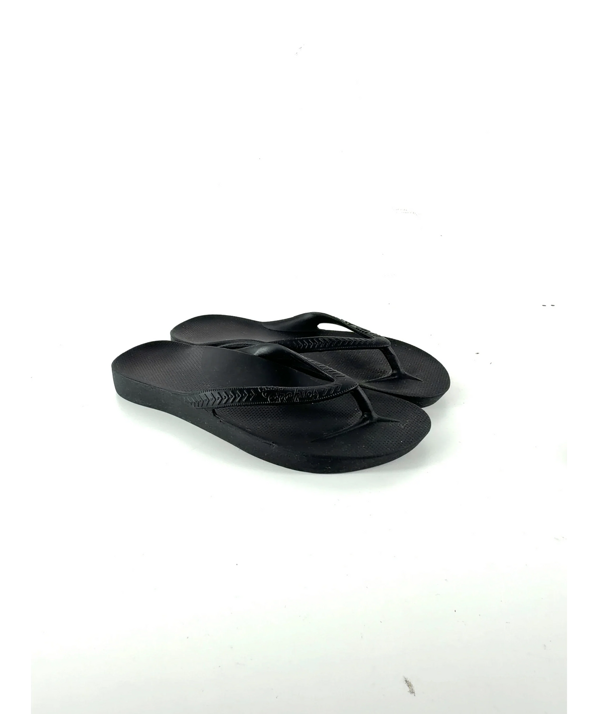 Archies Black Arch Support Flip Flops, size UK 8 EU 42 👞 — additional view