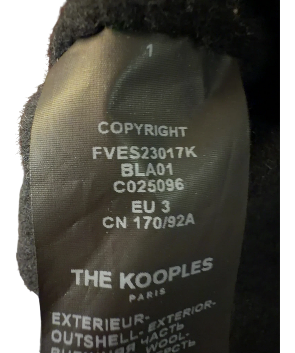 The Kooples Black Colour, size UK L — fabric detail