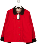 Monsoon Red Riley Barn Jacket, size UK L — front