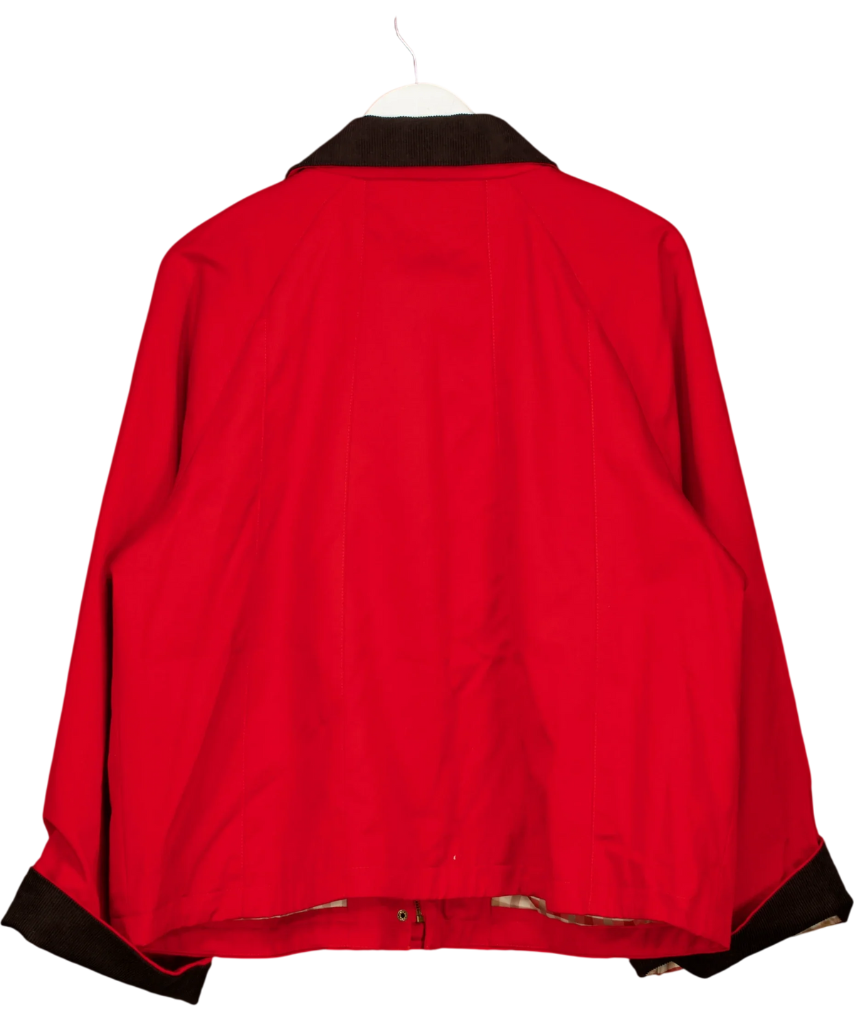 Monsoon Red Riley Barn Jacket, size UK L — back