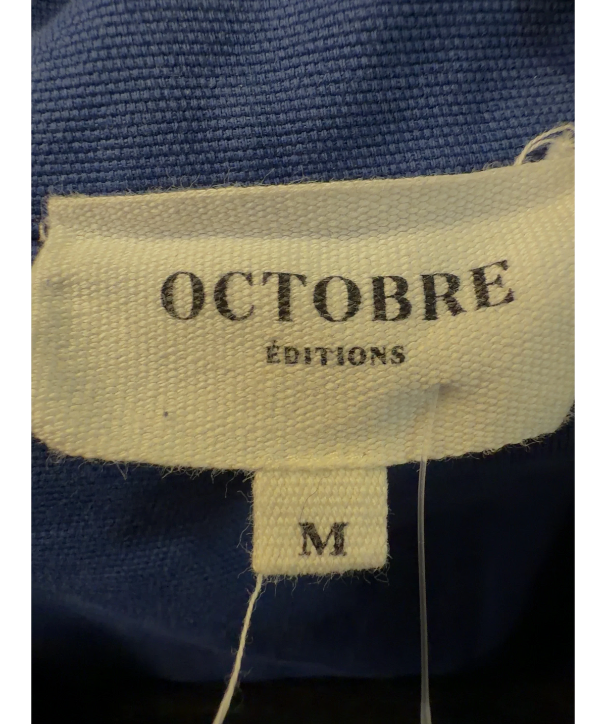 Octobre Éditions Blue Colour, size UK M — detail