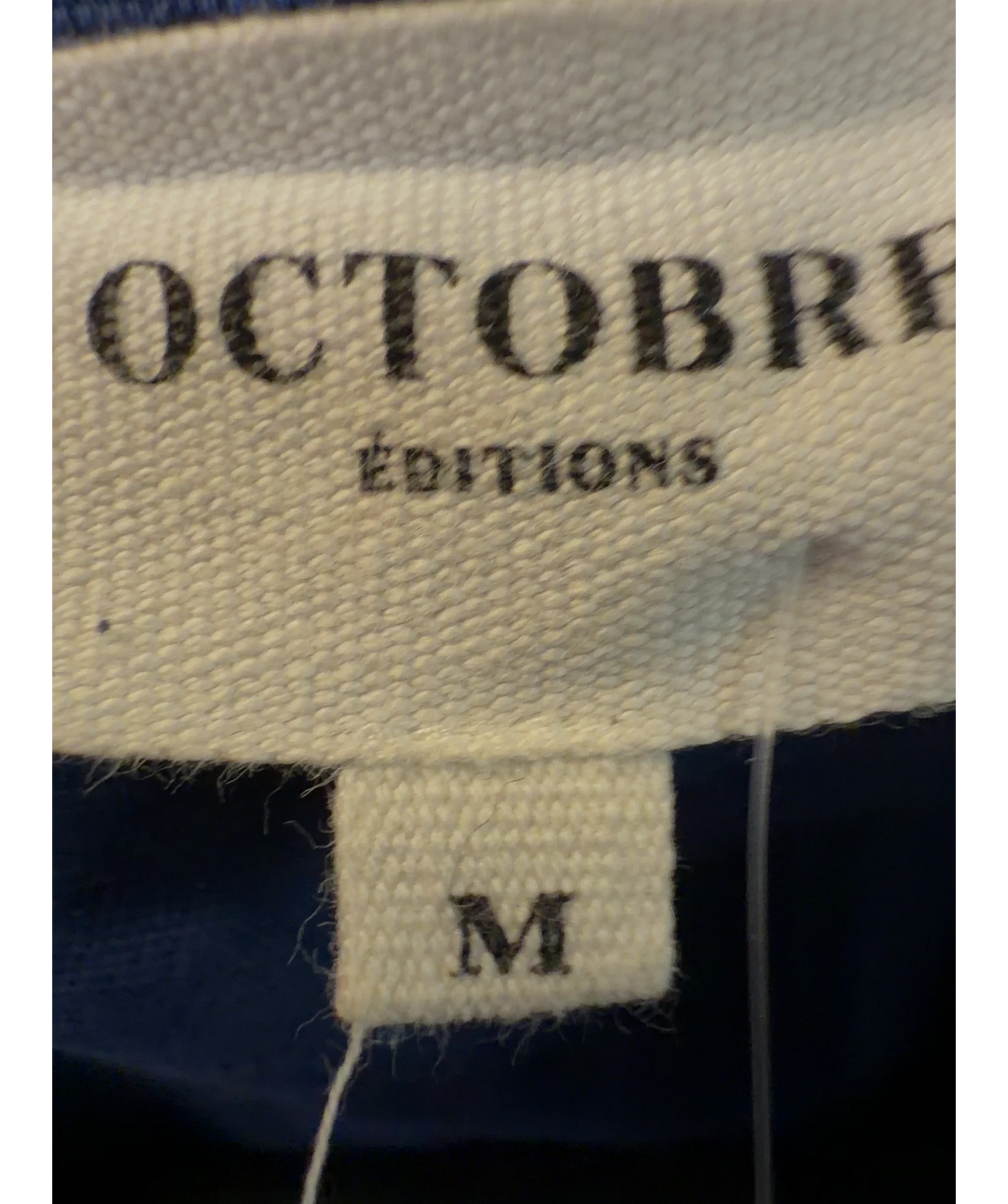 Octobre Éditions Blue Colour, size UK M — care label