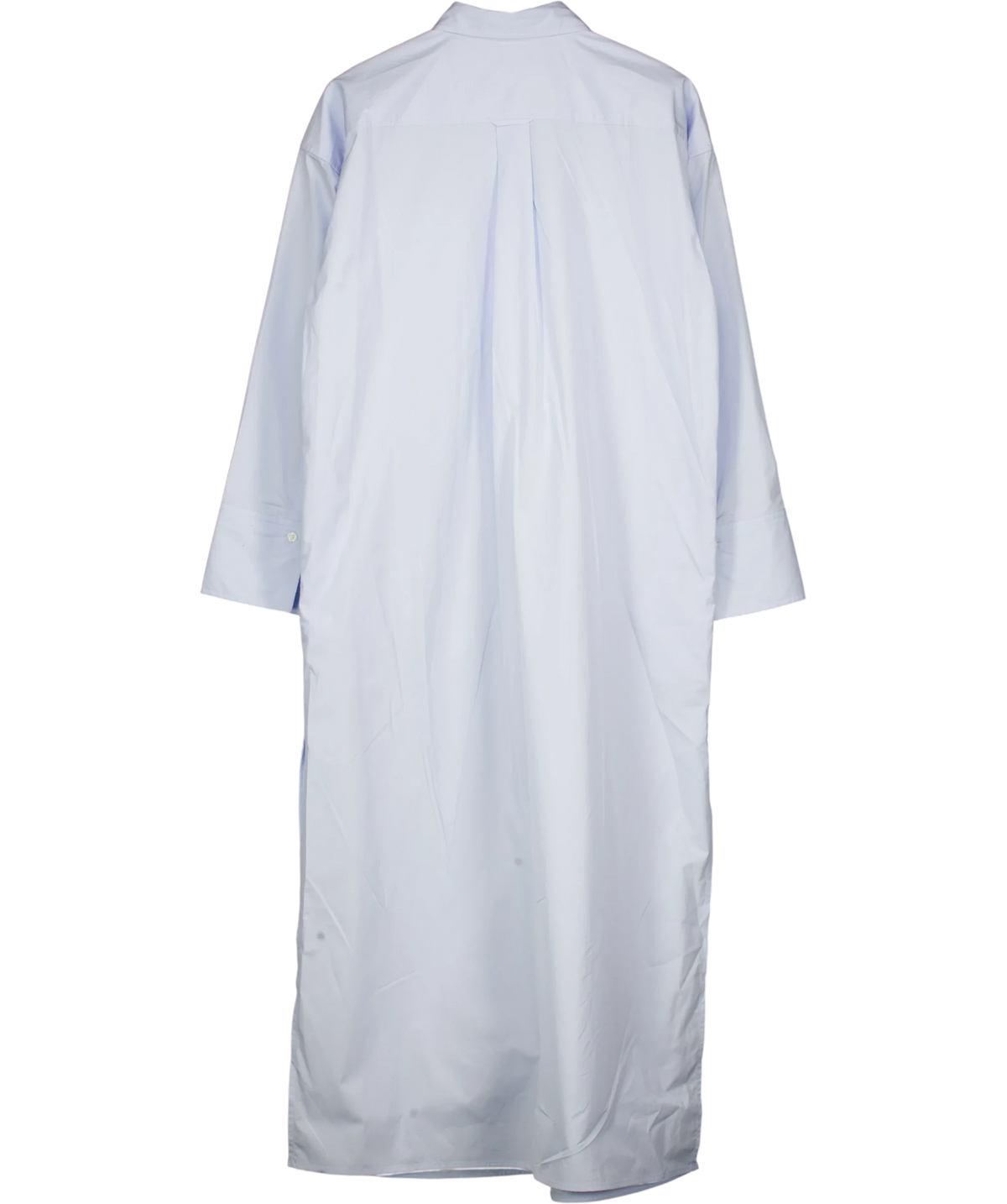 ARKET Blue Cotton Shirt Dress, size UK S — back