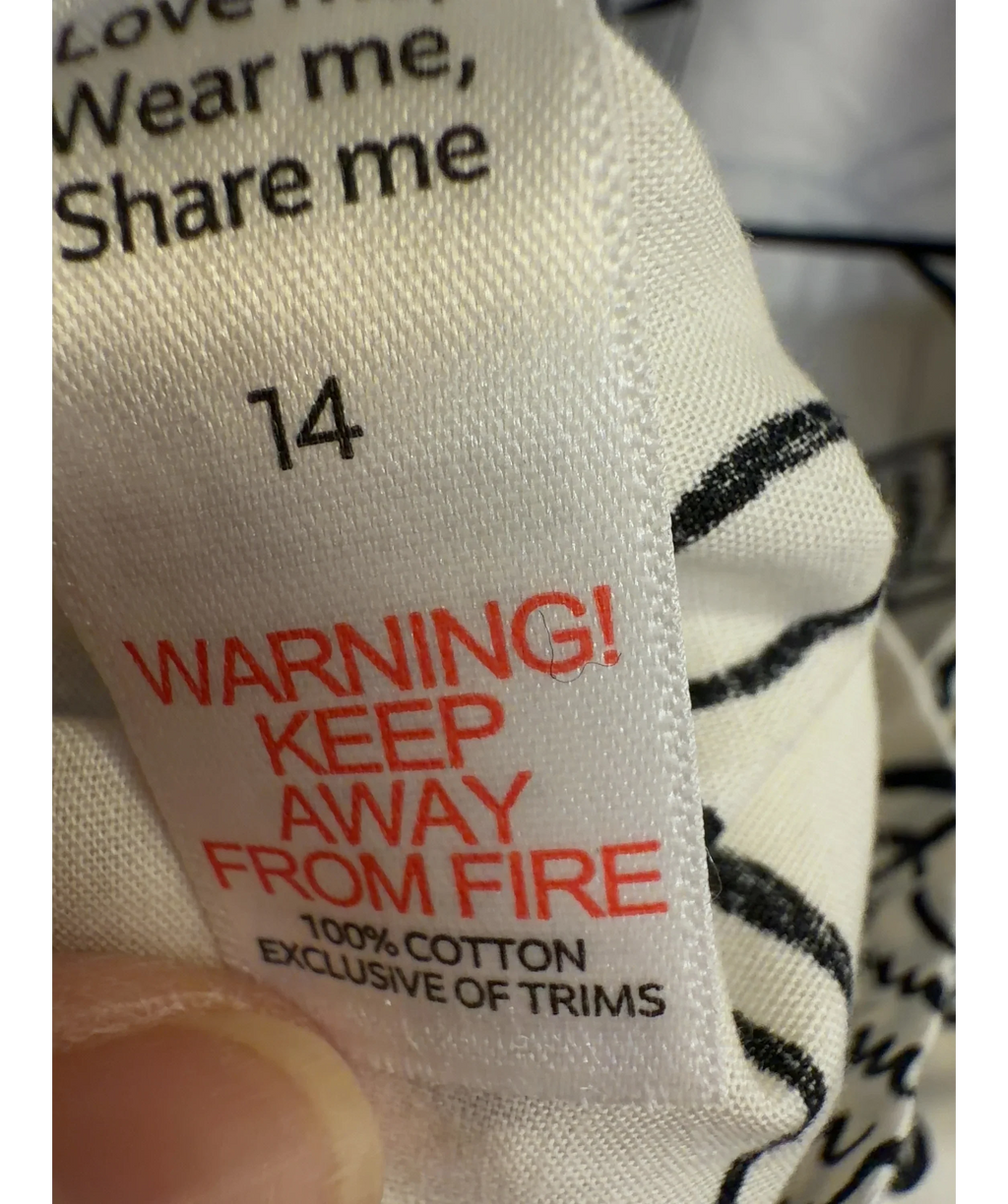 Always + Dreaming White Colour, size UK 14 — label