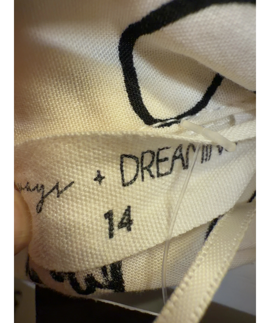 Always + Dreaming White Colour, size UK 14 — care label