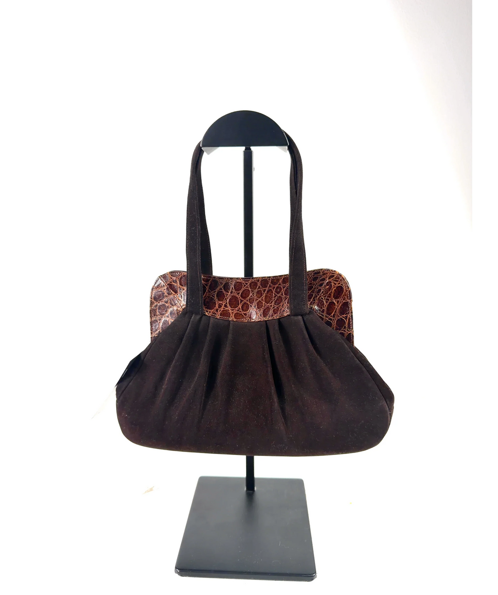 Silvano Biagini Brown Colour — fabric detail