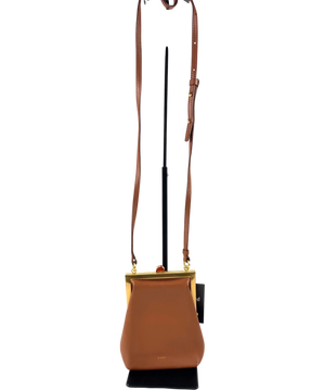 Nuer Structured Trapezoidal Frame Cross-Body Bag