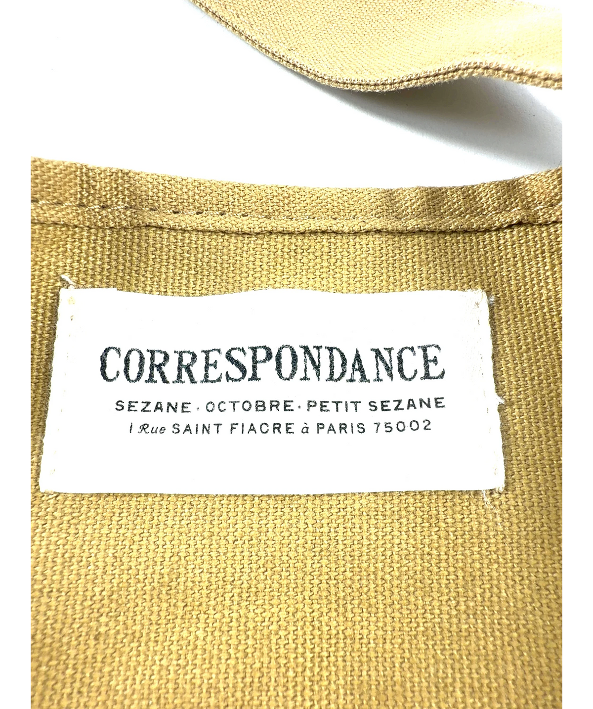 Sézane Yellow Colour — care label
