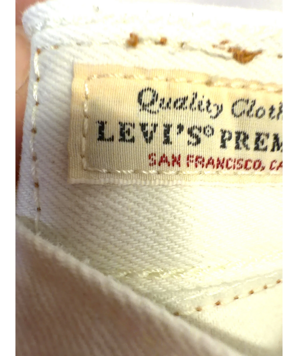 levis off-white High Loose, size W26 — detail