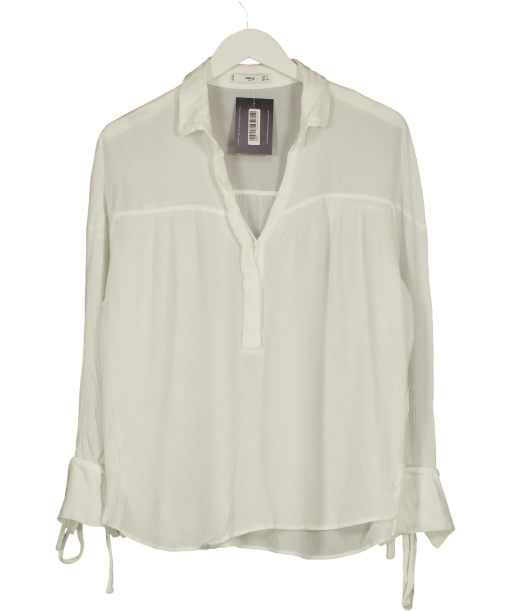 MANGO White Colour, size UK XS — front