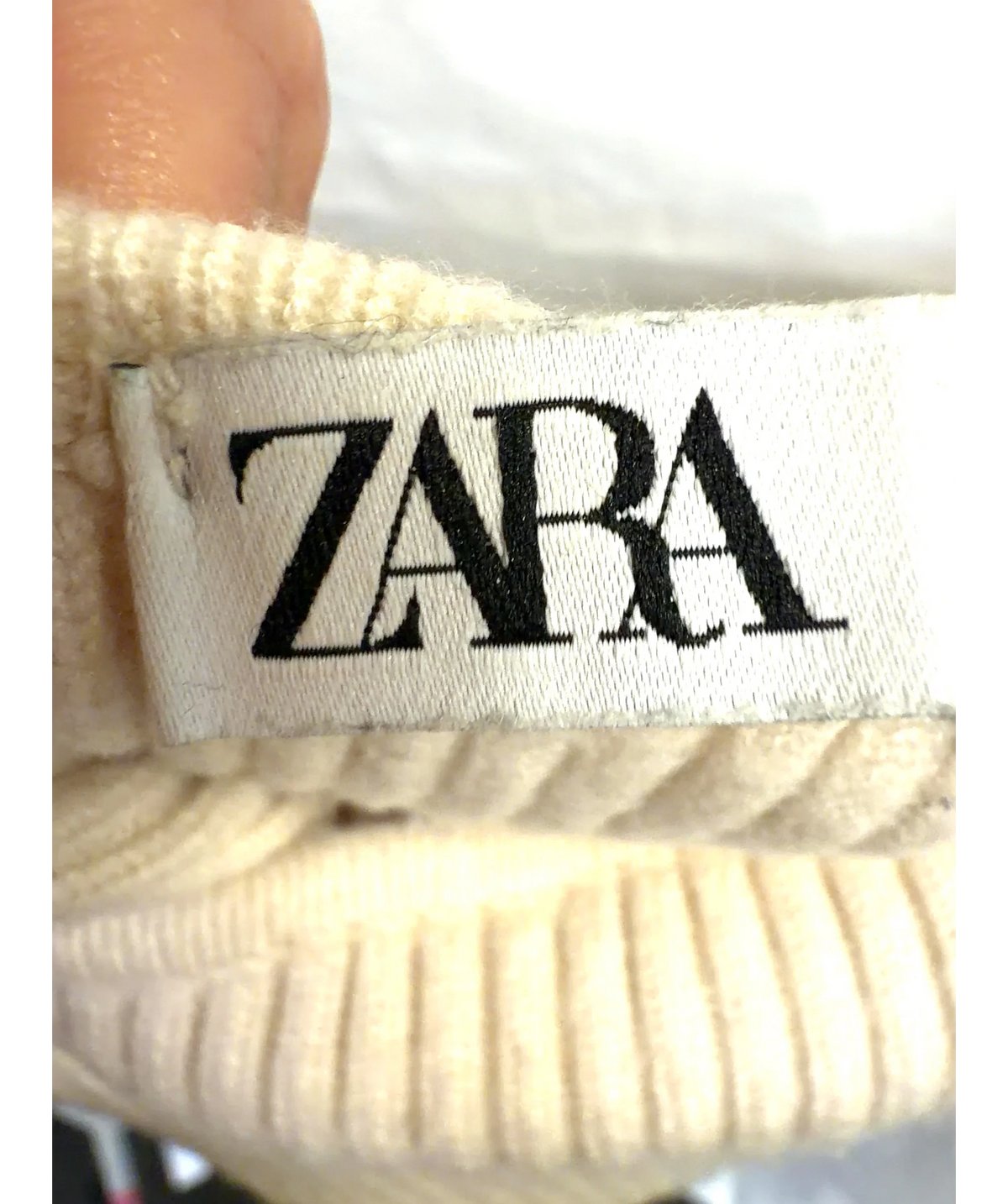 ZARA Cream Colour, size UK S — detail