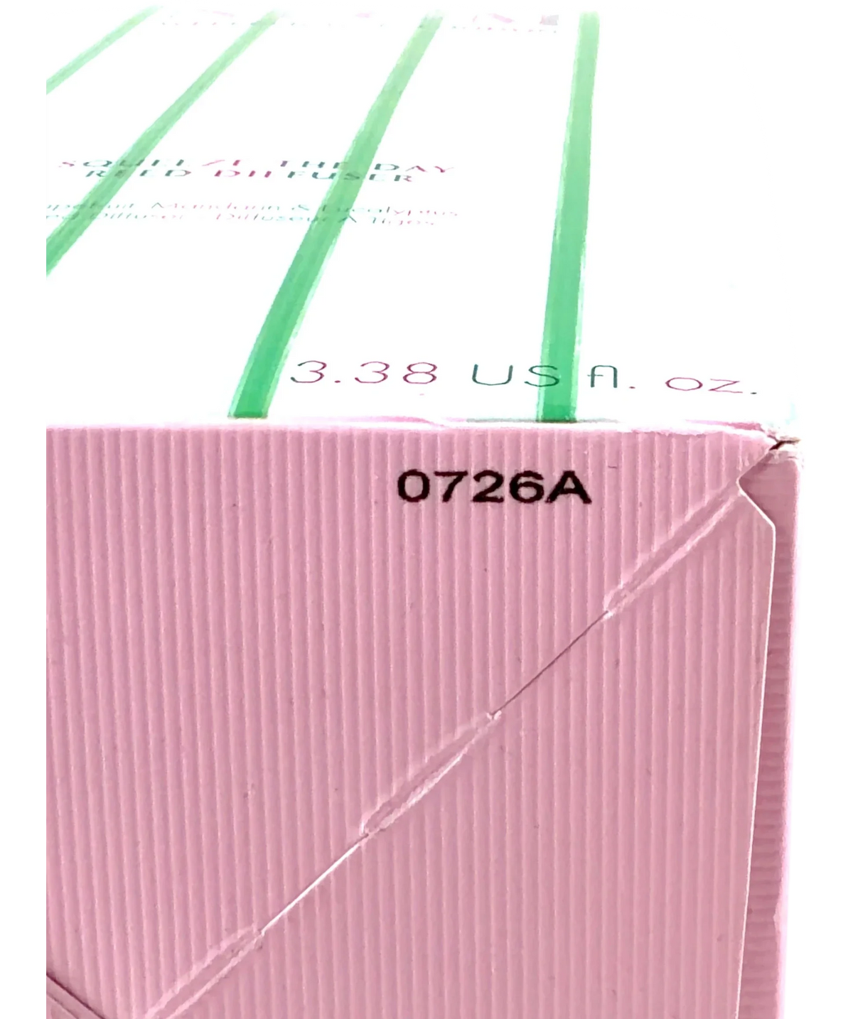 NEOM pink Squeeze The Day Reed Diffuser — fabric detail