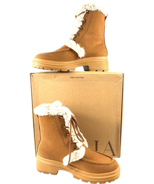 Vivaia Terry Faux Fur Lug Sole Boot UK 7