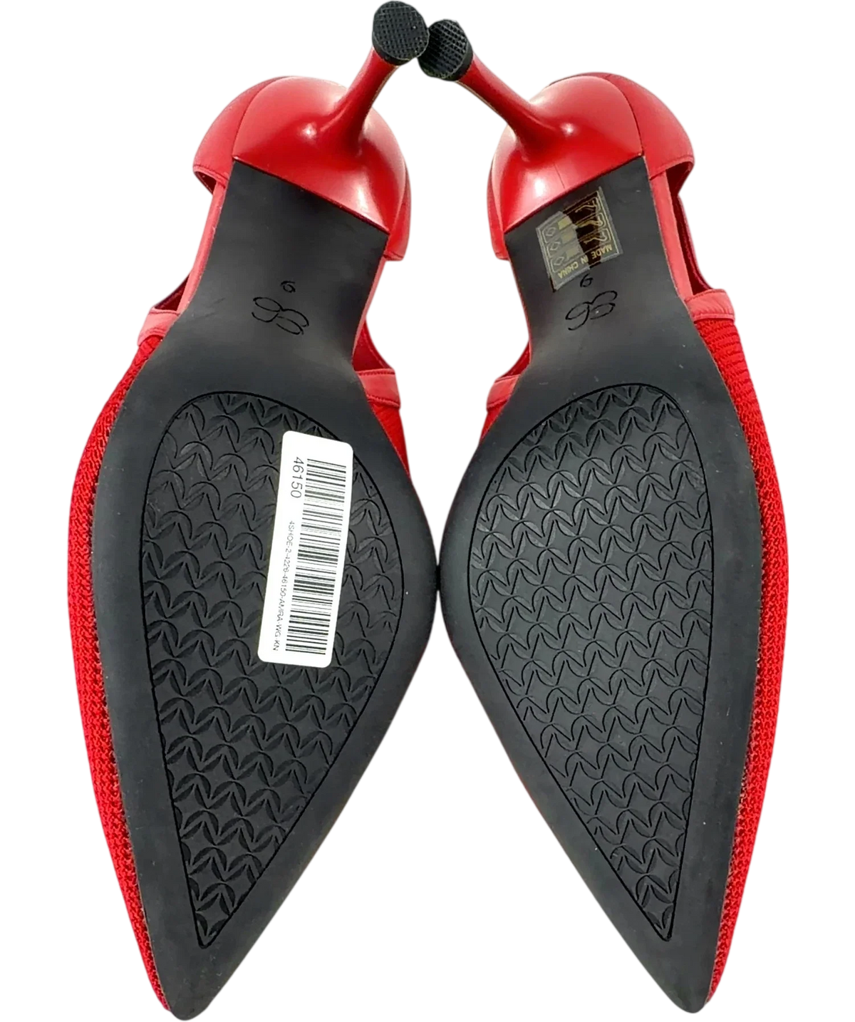 Cosy island Red red mesh stiletto slingback pumps, size UK 6 EU 39 👠 — view 8