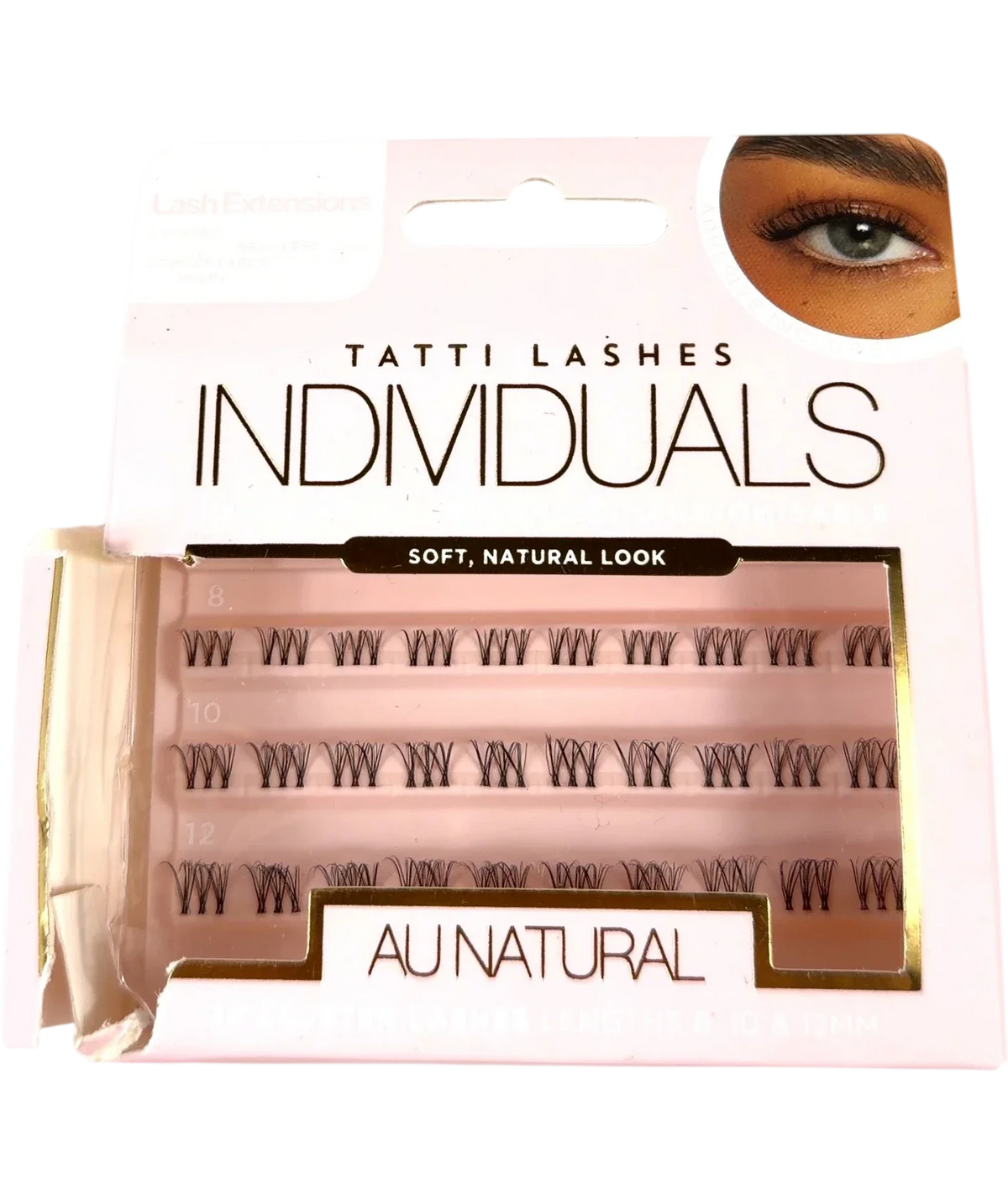 Tatti Lashes Au Natural Individual Lashes, size 1g — front