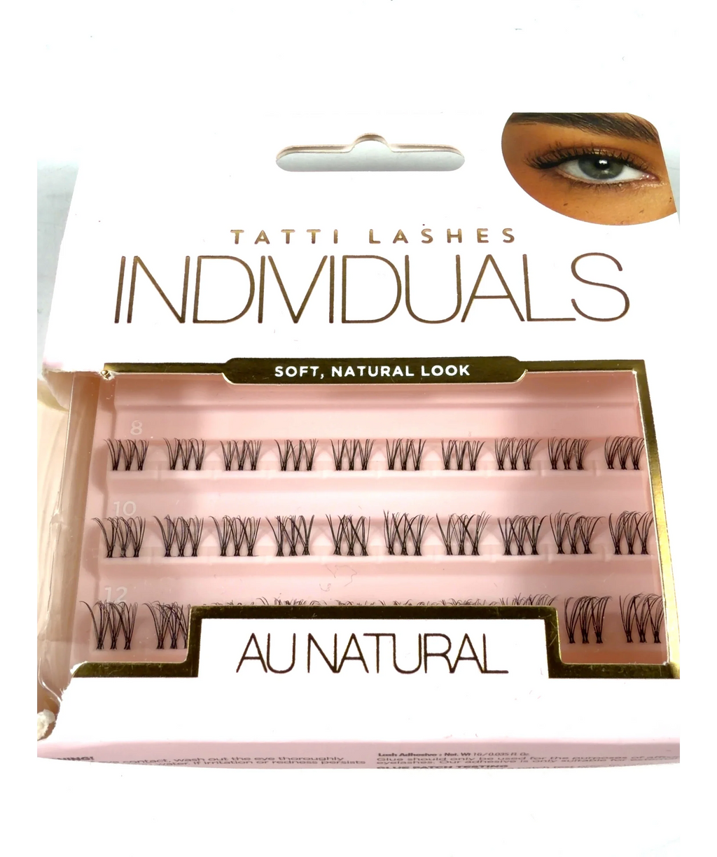 Tatti Lashes Au Natural Individual Lashes, size 1g — care label
