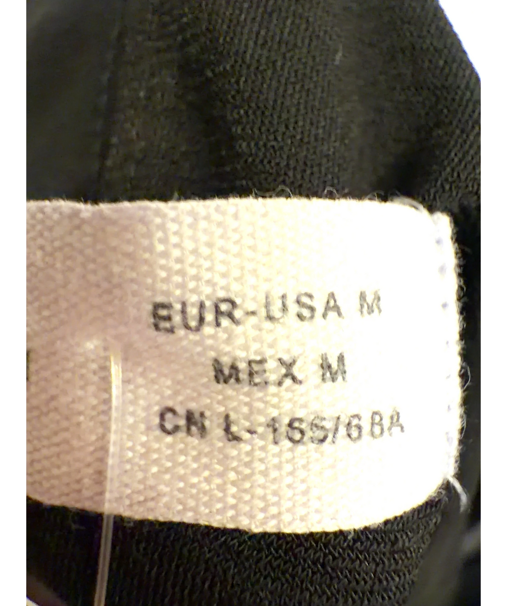 MANGO Black Colour, size UK M — care label