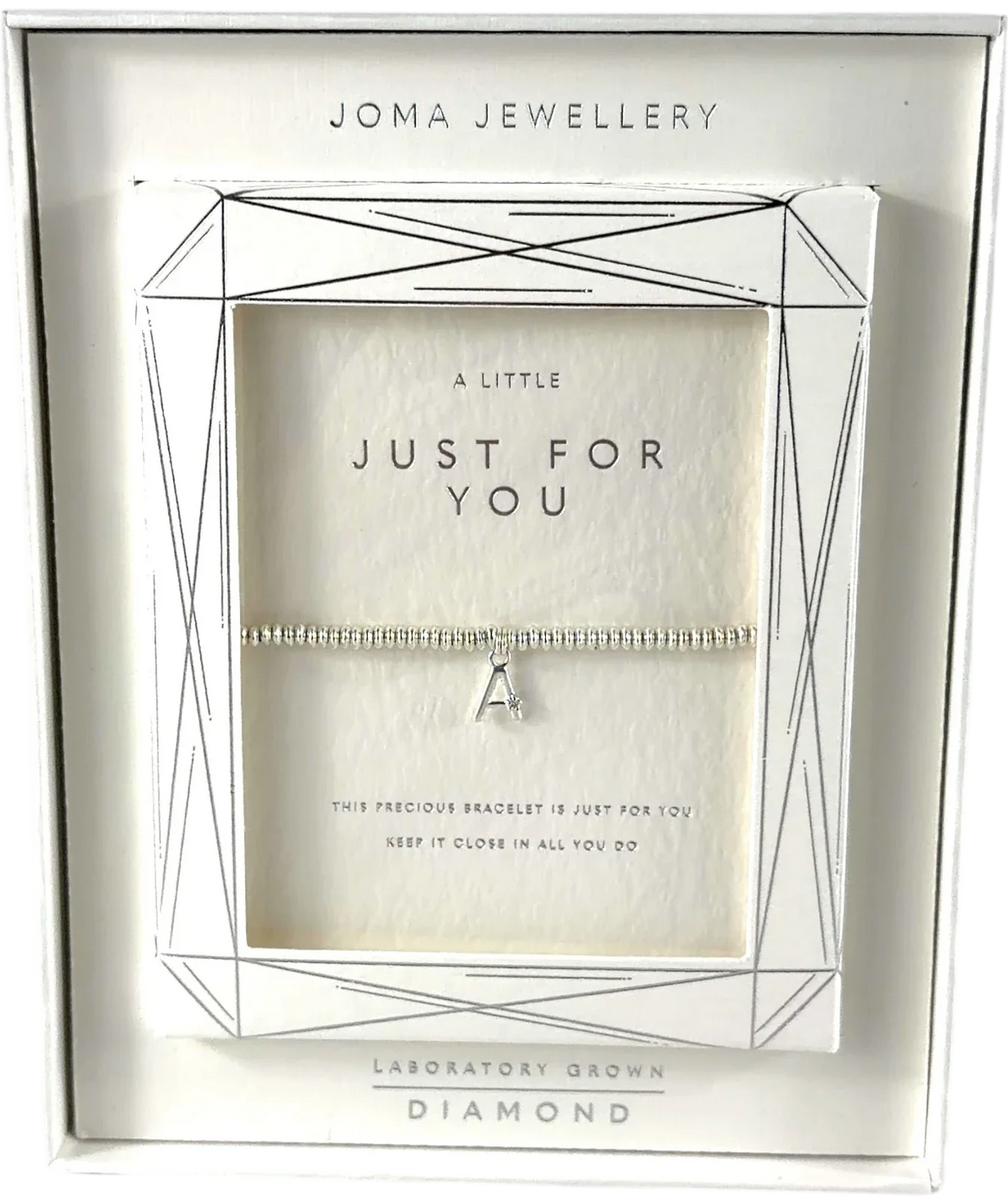 Joma Jewellery silver JUST FOR YOU — back