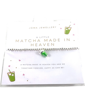 Joma Jewellery Silver Matcha Beaded Bracelet One Size