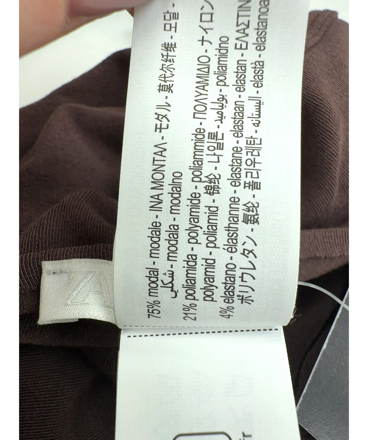 ZARA Brown Colour, size UK XS/S — label