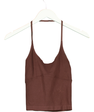 Zara Brown Halter Cami Top UK XS/S