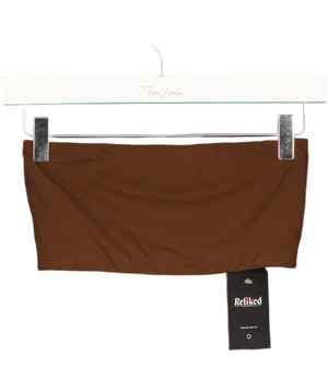 SKIMS Fits Everybody Bandeau Brown UK S