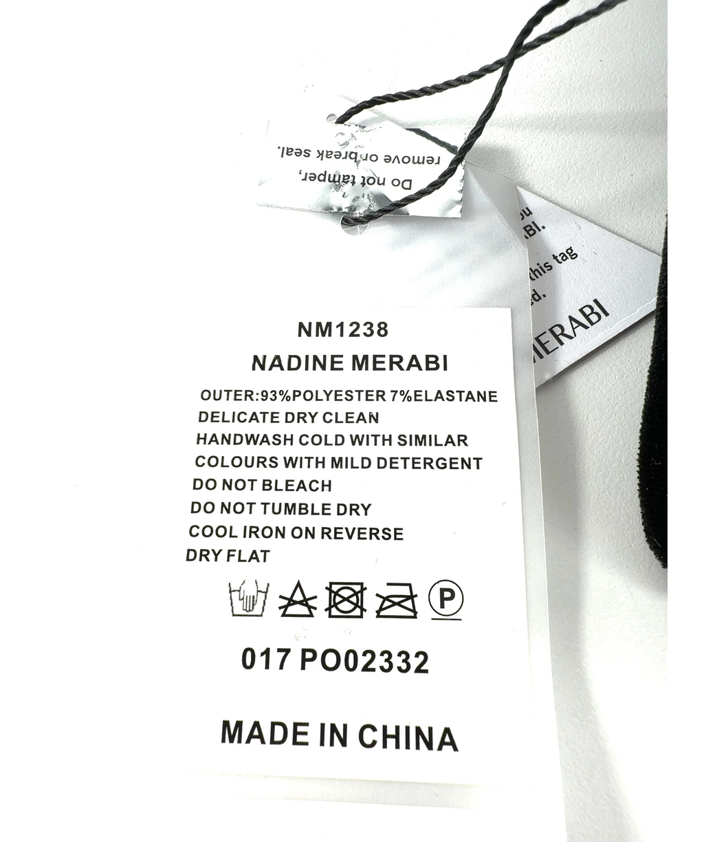 NADINE MERABI Black Colour — detail