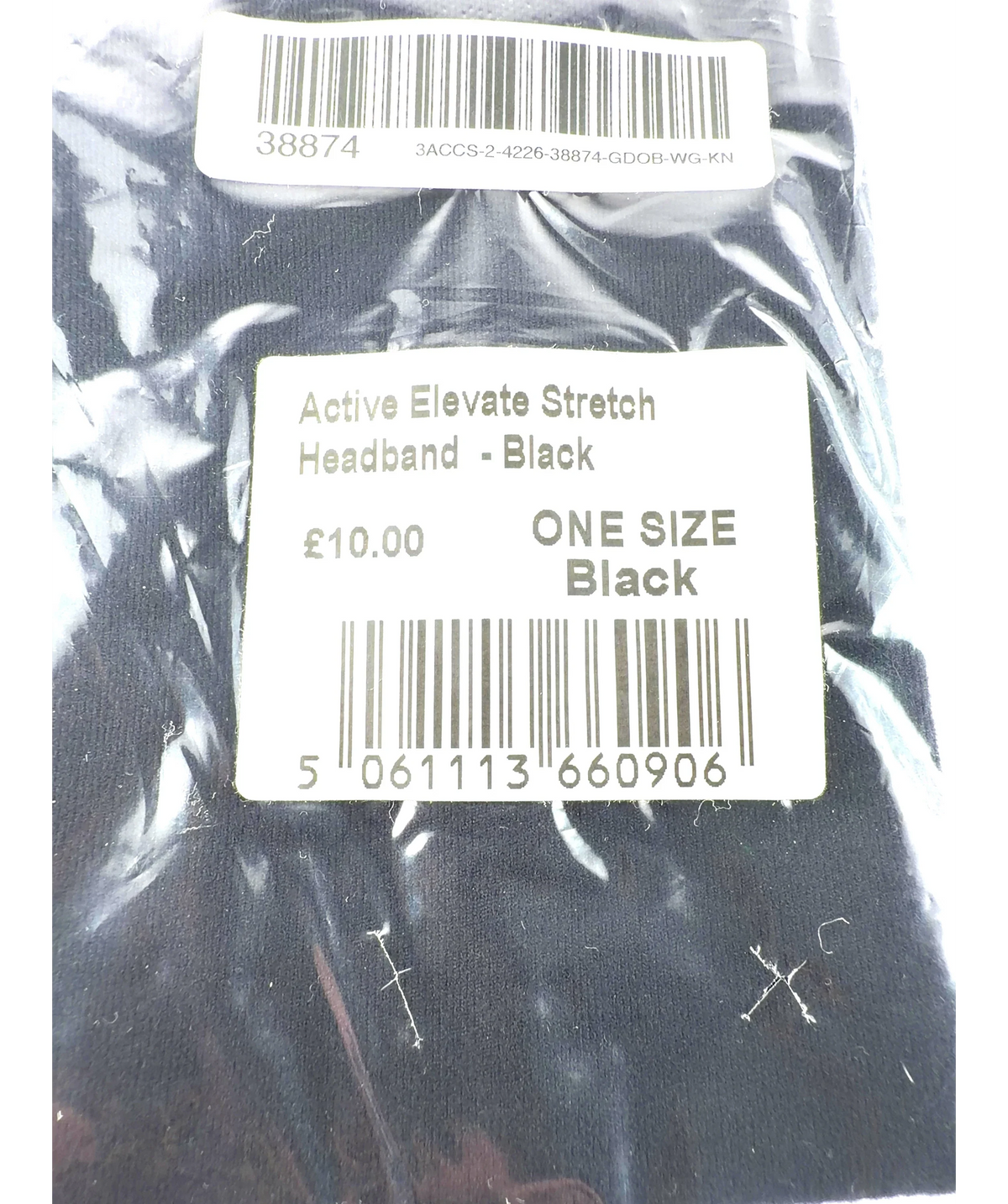 red run Black Active Elevate Stretch Headband - Black — care label