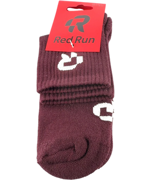 Red Run Burgundy Active Ankle Sports Socks