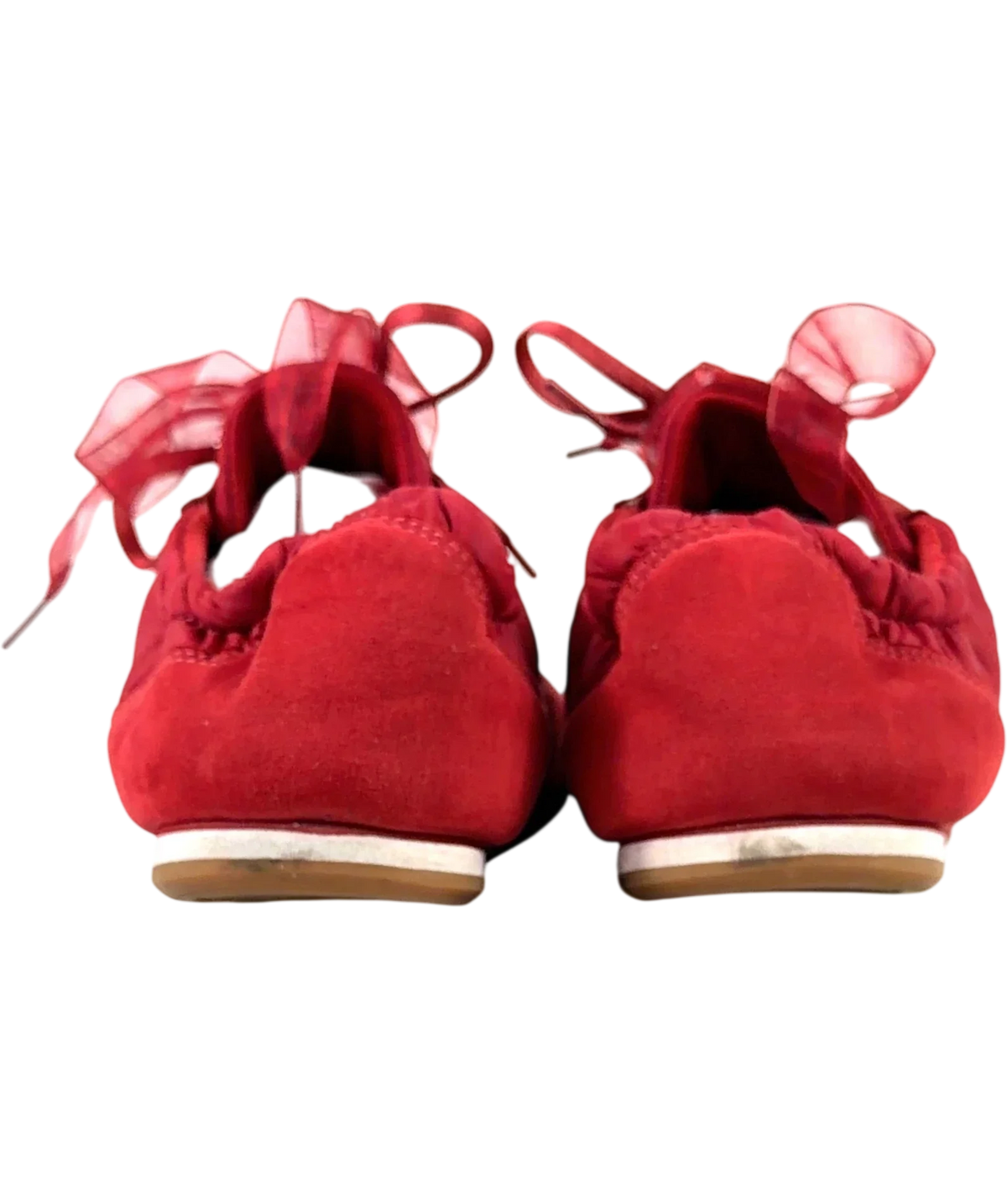 vivaia Red Jogger Re-Nylon Sneakerina (Yancy), size UK 6 EU 39 👠 — back