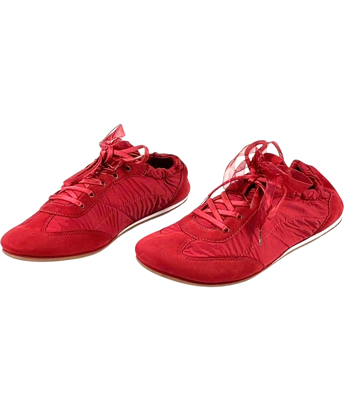 vivaia Red Jogger Re-Nylon Sneakerina (Yancy), size UK 6 EU 39 👠 — label