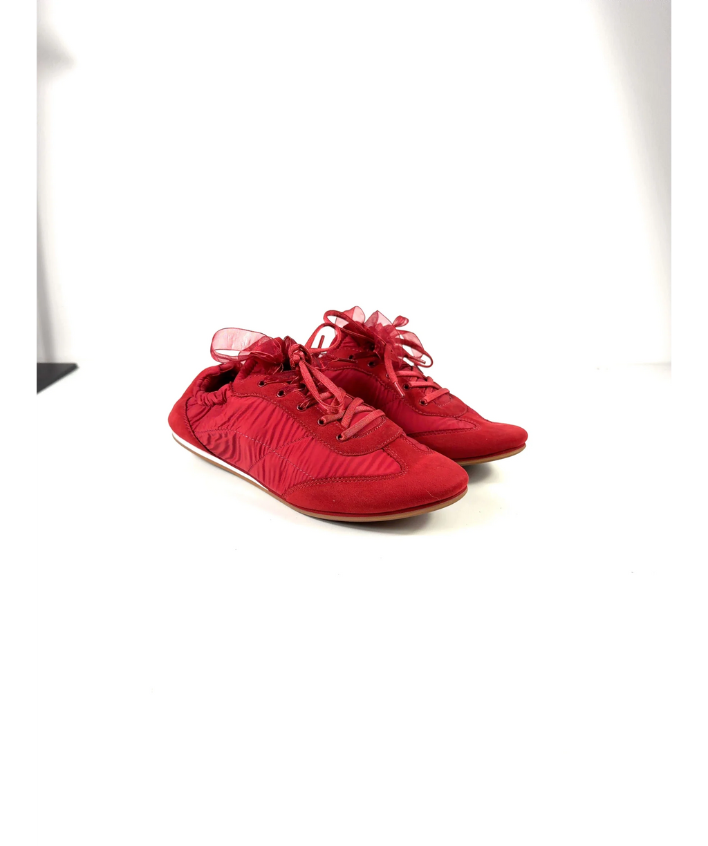 vivaia Red Jogger Re-Nylon Sneakerina (Yancy), size UK 6 EU 39 👠 — additional view
