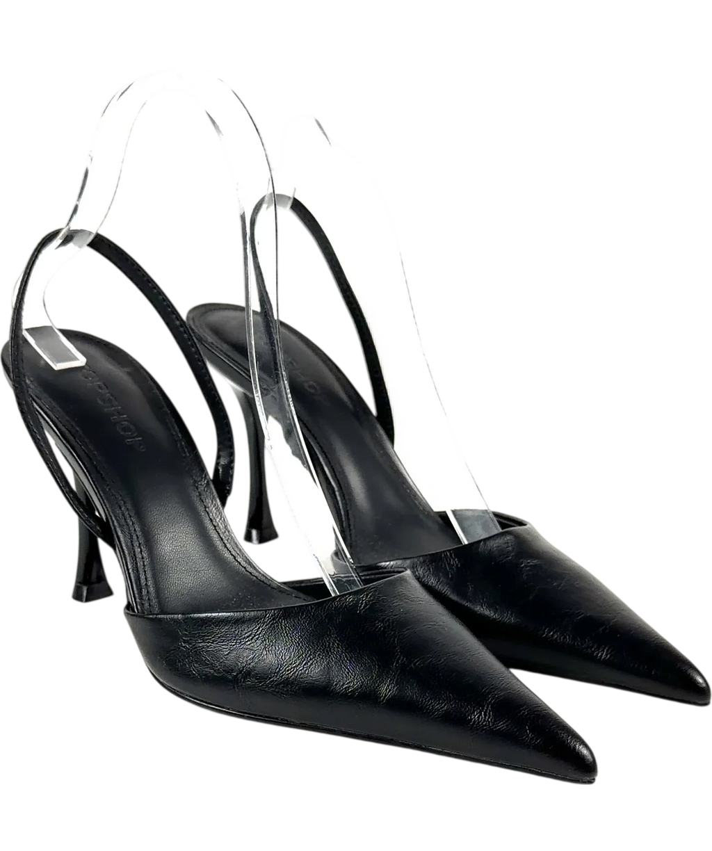 TOPSHOP Black Colour, size UK 5 EU 38 👠 — front