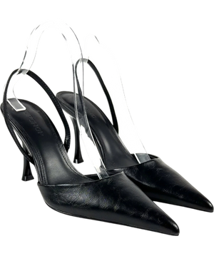 Topshop Angel  Black Slingback Heel UK 5