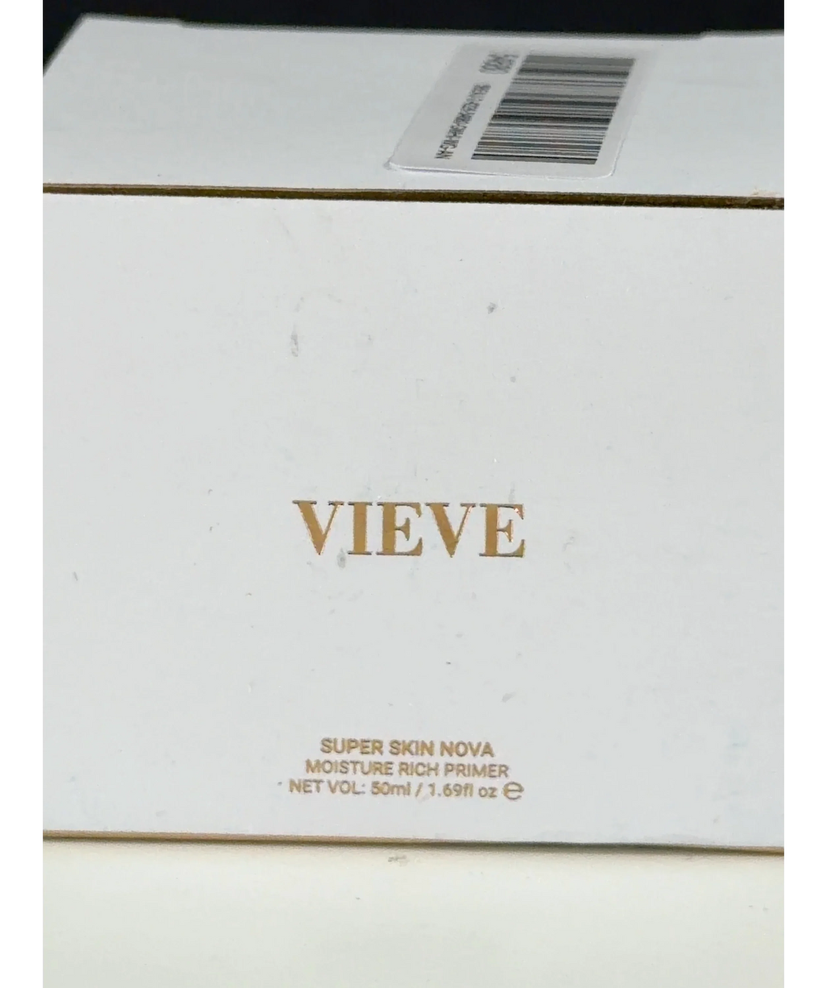 Vieve SUPER SKIN NOVA MOISTURE RICH PRIMER, size 50ml — label