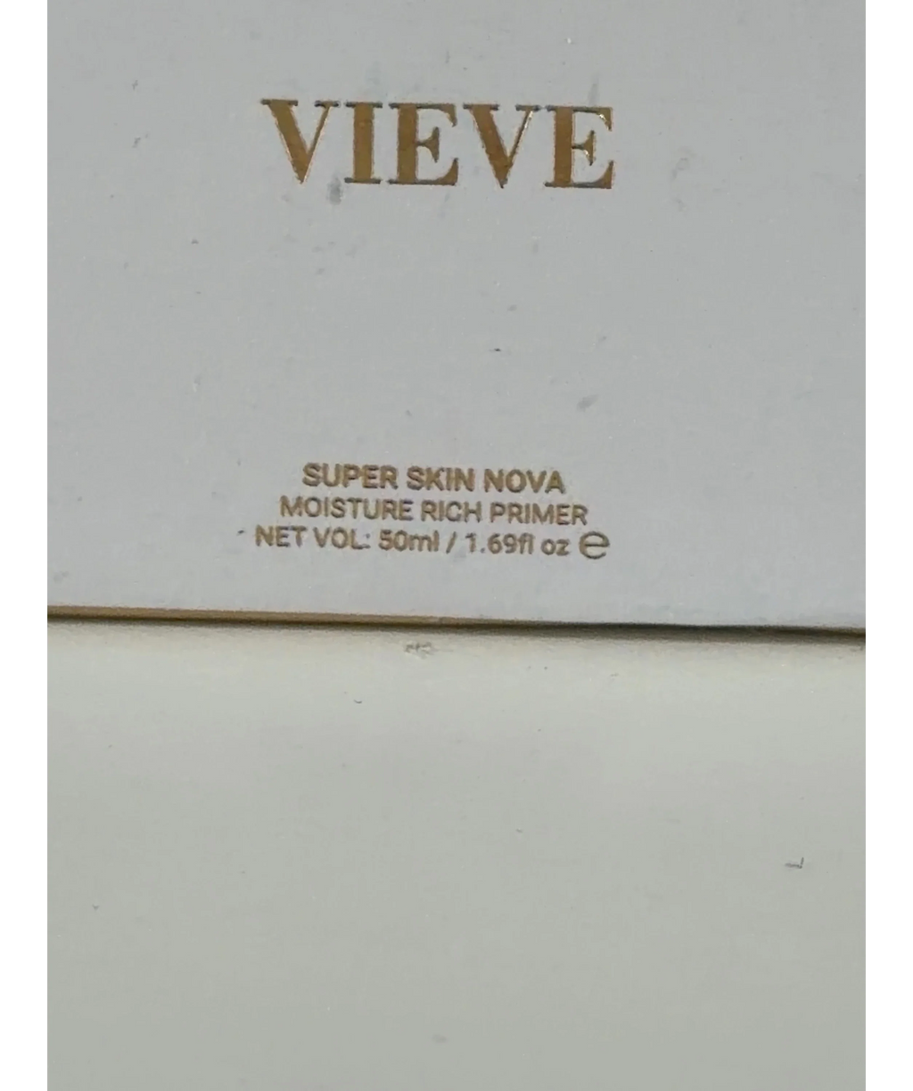 Vieve SUPER SKIN NOVA MOISTURE RICH PRIMER, size 50ml — care label