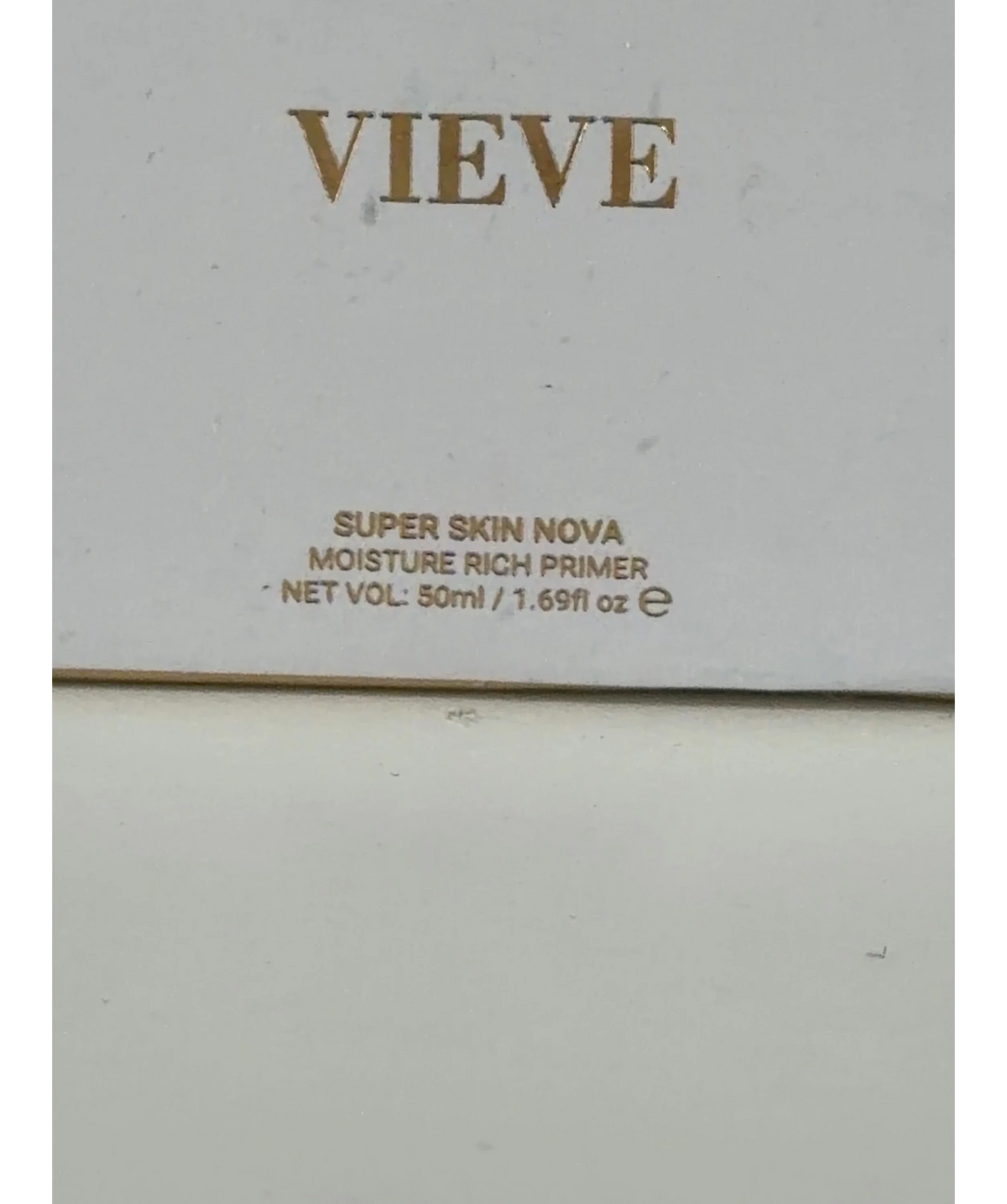 Vieve SUPER SKIN NOVA MOISTURE RICH PRIMER, size 50ml — care label