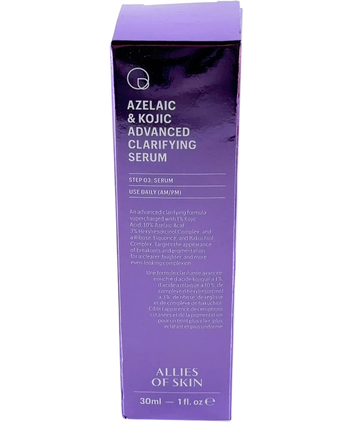 Allies of Skin Azelaic & Kojic Advanced Clarifying Serum, size 30ml — front