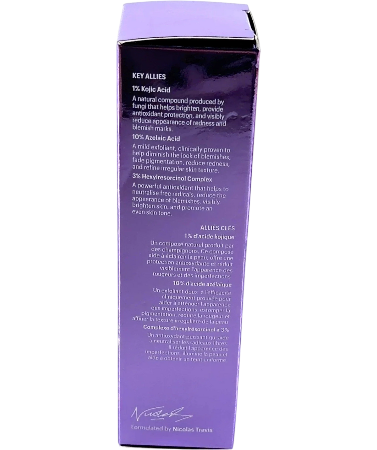 Allies of Skin Azelaic & Kojic Advanced Clarifying Serum, size 30ml — back