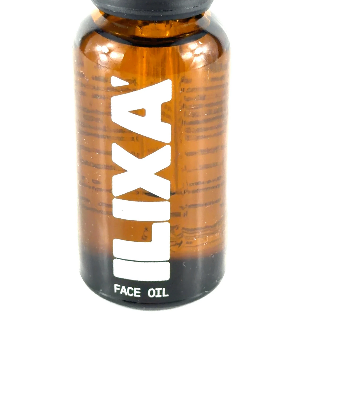 Ilixa Face Oil, size 30ml — label