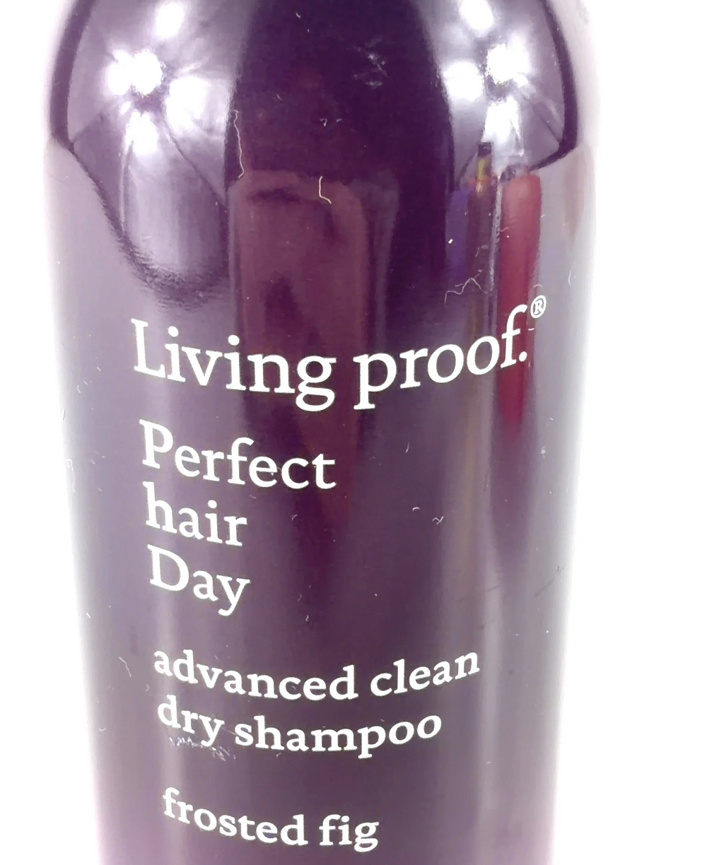 Living Proof frosted fig Perfect hair Day advanced clean dry shampoo frosted fig limited edition, size 198ml — label