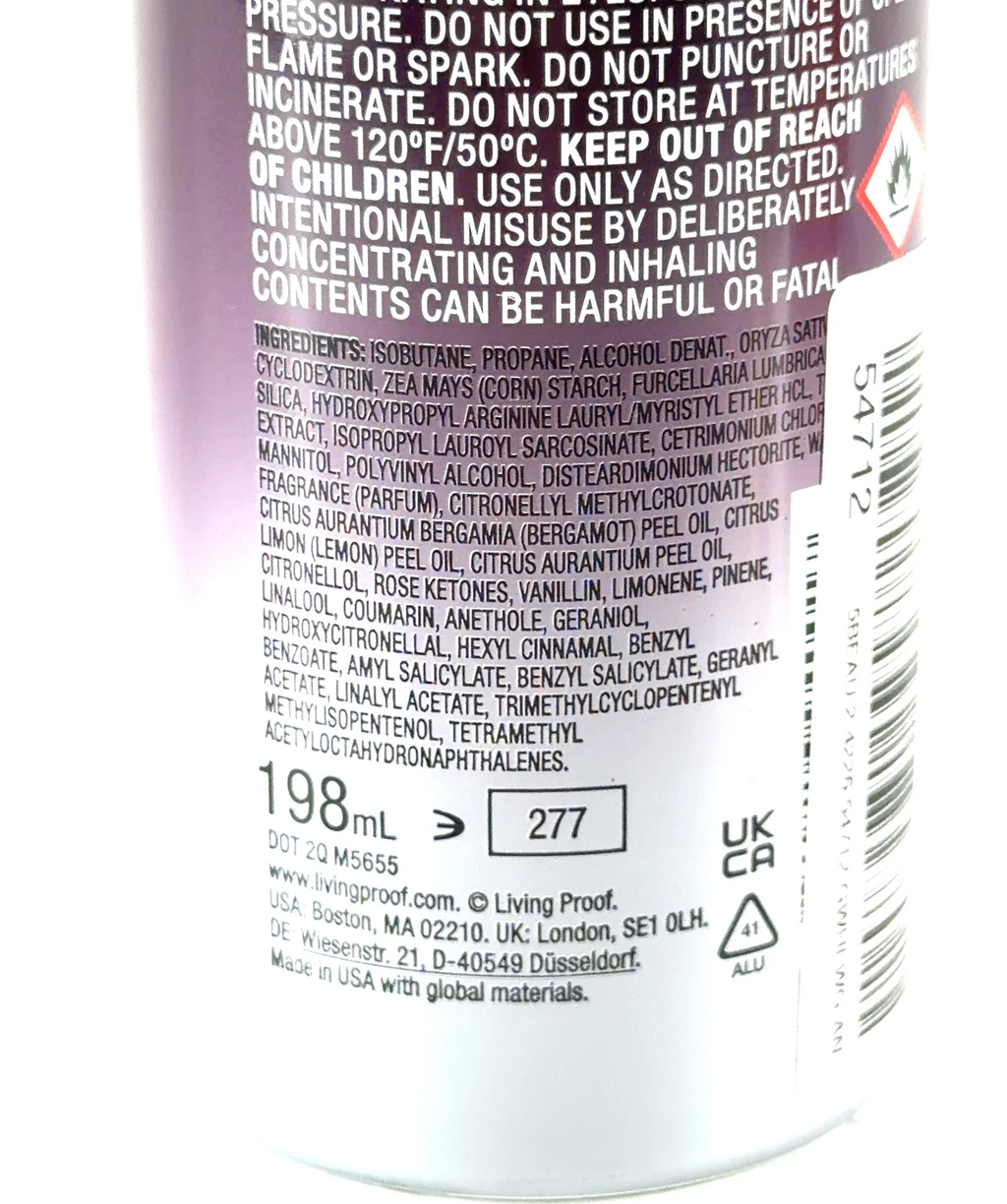 Living Proof frosted fig Perfect hair Day advanced clean dry shampoo frosted fig limited edition, size 198ml — fabric detail